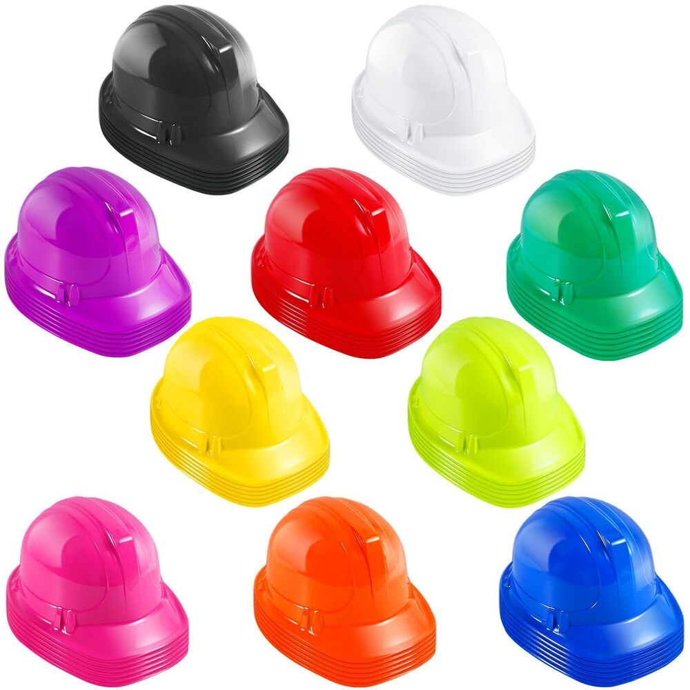 2248 60 Pcs Construction Party Hats Bulk, Construction Hard Hats, Soft